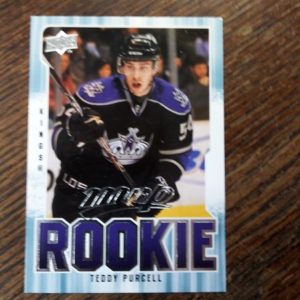 2008-09 UD NHL mvp rookie Teddy Purcell