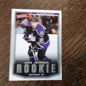 2007-08 UD nhl victory Jack Johson rookie