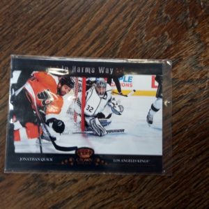 2011-12 panini in harms way Jonathan Quick