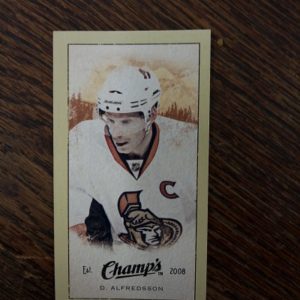 2009-10 UD Champ's Hockey Daniel Alfredsson