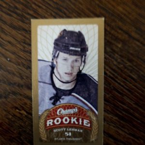 2009-10 UD Champ's Hockey Scott Lehman ROOKIE