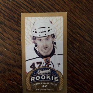 2009-10 UD Champ's Hockey Matt Hendricks rookie