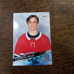 2020-21 UD Extended series young guns Cameron Hillis