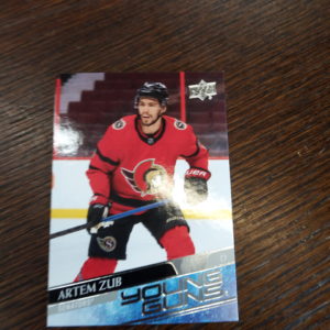 2020-21 UD extended series youngs guns Artem Zub