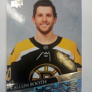 2020-2021 Upper Deck Extended Series Young Guns Callum Booth