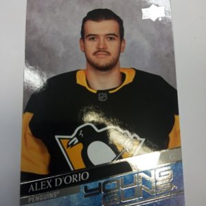 2020-2021 Upper Deck Extended Series Young Guns Alex D'Orio