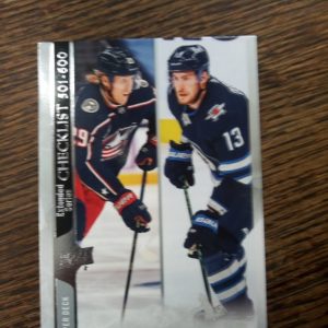 2020-2021 Upper Deck series extended checklist 501-600