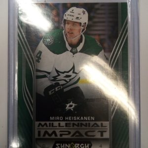 2019-2020 Upper Deck Synergy Millenial Impact Miro Heiskanen