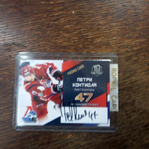 2016-17 KHL Petri Kontiola signature