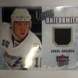 2008-2009 Fleer Ultra Uniformity Jussi Jokinen