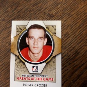 2009-10 Between the pipes greats of the game Roger Crozier