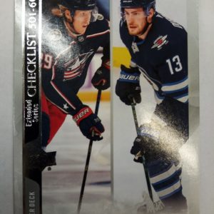 2020-21 Upper Deck Extended Series Patrik Laine/Pierre-Luc Dubois