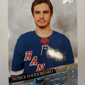 2020-2021 Upper Deck Extended Series Young Guns Patrick Khodorenko