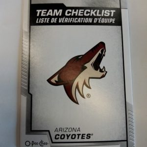 2020-2021 Upper Deck O-Pee-Chee Arizona Coyotes Team Checklist