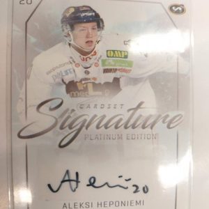 2018-19 Cardset Signature Platinum Edition Aleksi Heponiemi 54/125
