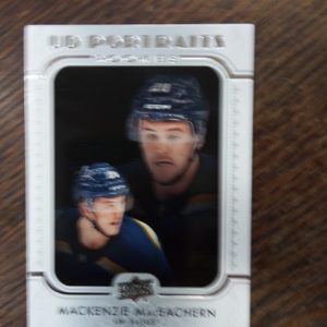 2019-2020 UD series 2 Portrairs rookie Mackenzie MacEachern