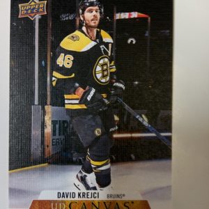 2020-21 Upper Deck Series 1 Canvas David Krejci