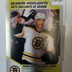 2020-21 Upper Deck O-Pee-Chee Zdeno Chara