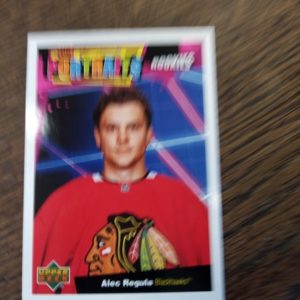 2020-21 UD series 1 Portraits Alec Regula rookies