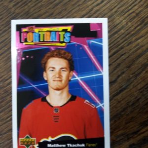 2020-21 UD series 1 Portraits Matthew Tkachuk