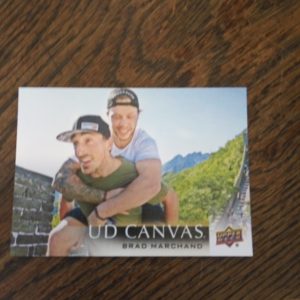 2018-19 UD series 2 canvas Brad Marchand