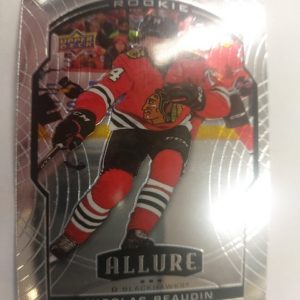 2020-21 UD Allure Nicolas Beaudin rookie