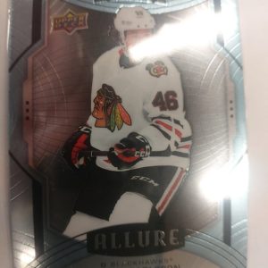2020-21 UD Allure Double Rainbow Rookie Lucas Carlsson