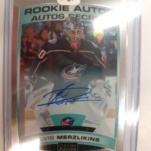 2019-20 OPC Platinum Rookie Autos Elvis Merzlikins