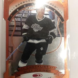 1997-98 Donruss Preferred Cut to the Chase die-cut Olli Jokinen checklist