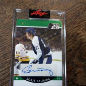 21 Pro set Borje Salming singature