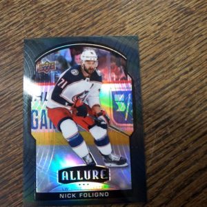 2020-21 UD Allure Nick Foligno black rainbow
