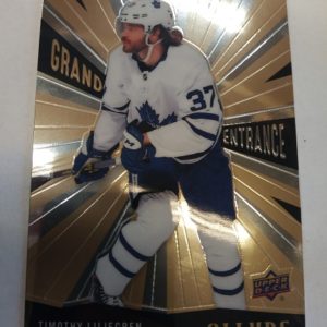 2020-2021 Upper Deck Allure Grand Entrance Timothy Liljegren