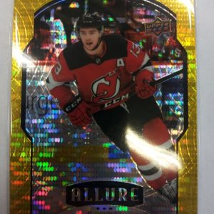 2020-2021 Upper Deck Allure Yellow Taxi Nico Hischier