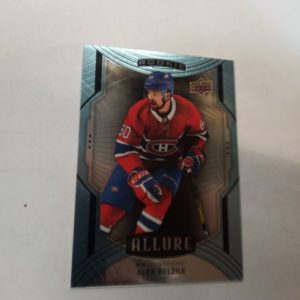 2020-21 UD Allure Alex Belzile rookie