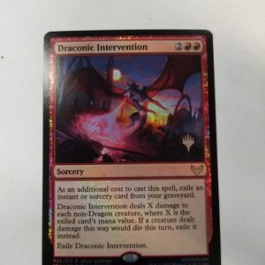Draconic Intervention (V.2) - Strixhaven: School of Mages: Promos foil