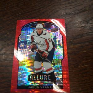 2020-21 UD allure Jakub Vrana Red Raibow