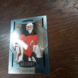 2020-21 UD allure Gilles Senn rookie