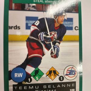 1995 Playoff CCG One on one Challenge Teemu Selänne #108