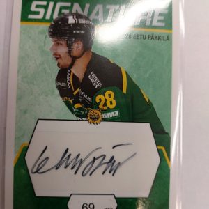 2021-22 Cardset Signature Eetu Päkkilä 69/125