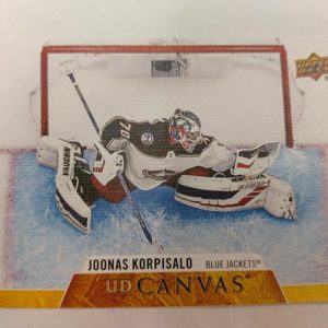 2020-21 Upper Deck Canvas Joonas Korpisalo