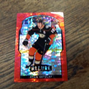 2020-21 UD allure Ryan Getzlaf red raibown