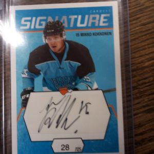 2021-22 sm-liiga Singature Mikko Koskinen