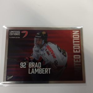 2021-2022 sm-liiga platium edition limited edition Brad Lambert