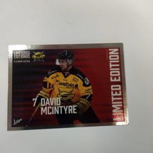 2021-2022 sm-liiga platium edition limited edition David Mcintyre
