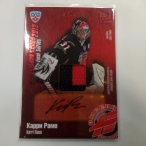 2012-13 KHL Karri Ramo signature patch