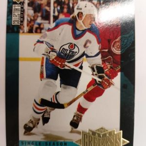 1995-96 Collector's Choice Wayne Gretzky Records Collection #G5