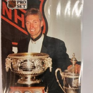 1991-92 Pro Set Wayne Gretzky Art Ross Trophy Lady Byng Trophy