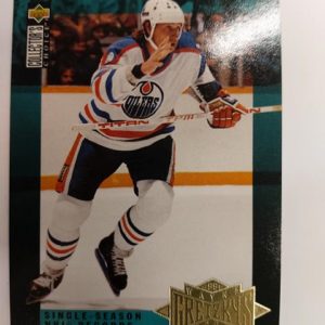 1995-96 Collector's Choice Wayne Gretzky Records Collection #G7