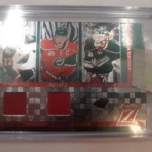 2010-11 Zenith Mozaics jersey Cal Clutterbuck/Mikko Koivu/Nicklas Bäckström