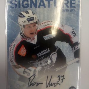 2016-2017 Cardset SM-Liiga Signature Patrik Virta